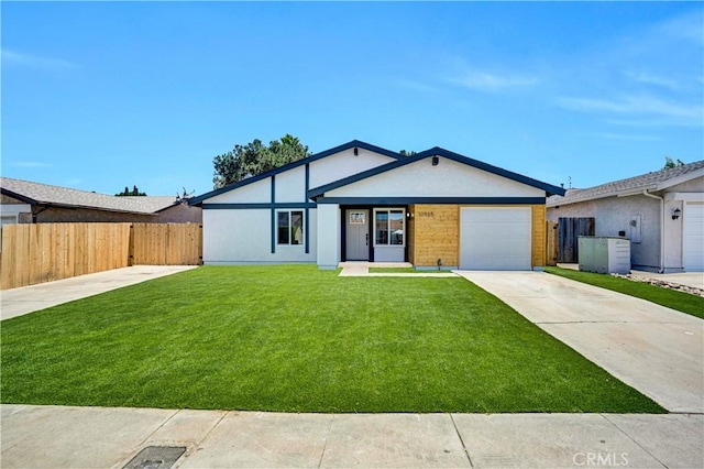 10965 Canis Ln, San Diego, CA 92126 - ranch-style home featuring driveway, a garage, and stucco siding