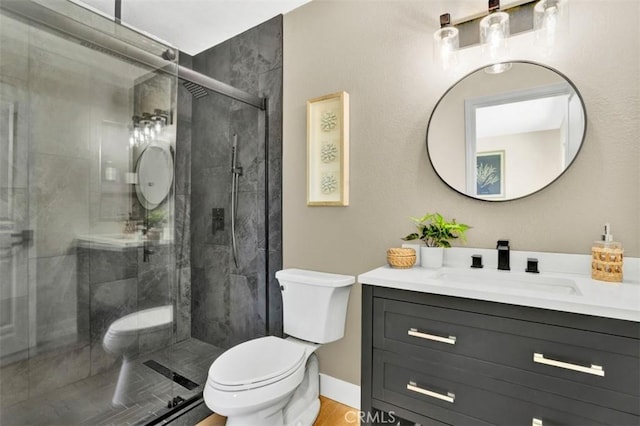 10965 Canis Ln, San Diego, CA 92126 - bathroom with vanity and a shower stall