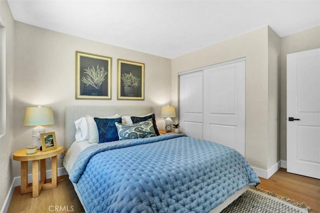 10965 Canis Ln, San Diego, CA 92126 - bedroom featuring wood finished floors and a closet