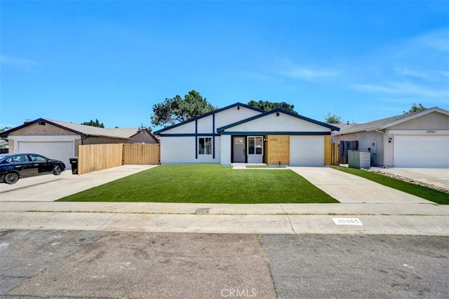 10965 Canis Ln, San Diego, CA 92126 - single story home with a garage and concrete driveway