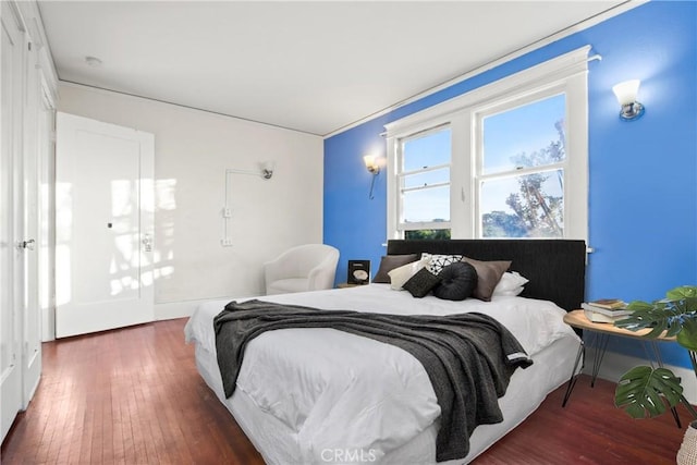 853 S Lemon St, Anaheim, CA 92805 - bedroom with hardwood / wood-style flooring