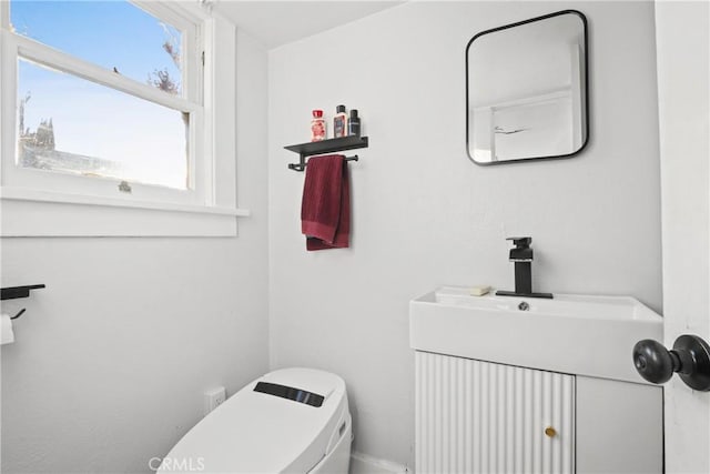 853 S Lemon St, Anaheim, CA 92805 - half bath with vanity and toilet