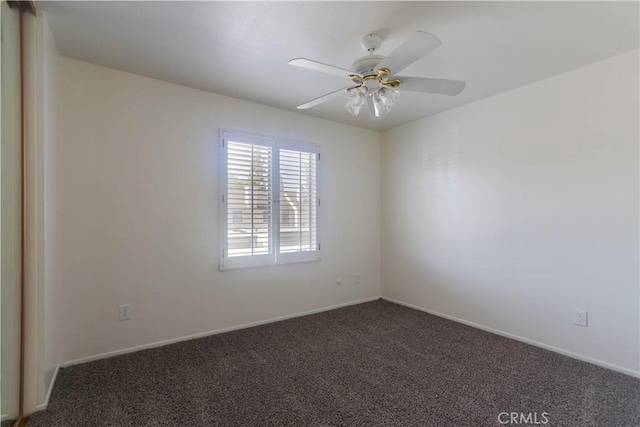 227 Gable Ln, La Habra, CA 90631 - empty room with carpet floors and a ceiling fan