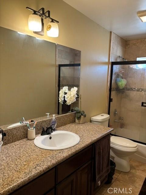 10401 Hemlock Ave, Hesperia, CA 92345 - bathroom featuring vanity and tile patterned flooring