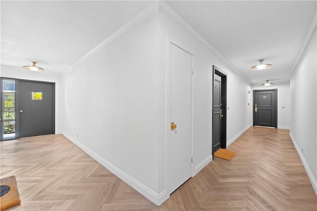 625 N Flores St Unit 202, West Hollywood, CA 90048 - foyer featuring ornamental molding
