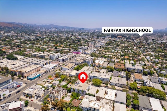 625 N Flores St Unit 202, West Hollywood, CA 90048 - aerial view of mountains
