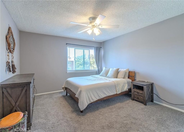 12200 Montecito Rd Unit D320, Seal Beach, CA 90740 - carpeted bedroom with a textured ceiling and a ceiling fan