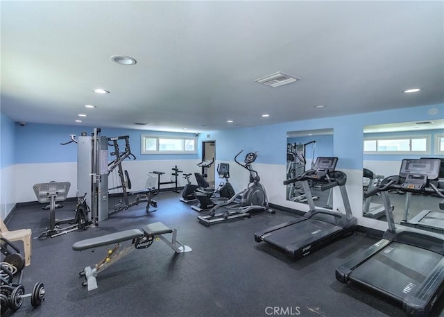 12200 Montecito Rd Unit D320, Seal Beach, CA 90740 - workout area with recessed lighting