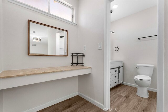 16228 Plummer St, North Hills, CA 91343 - bathroom with vanity and wood finished floors