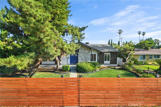16228 Plummer St, North Hills, CA 91343 - view of front of house with stone siding