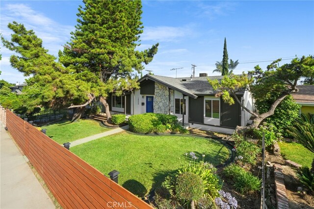 16228 Plummer St, North Hills, CA 91343 - view of front facade with stone siding