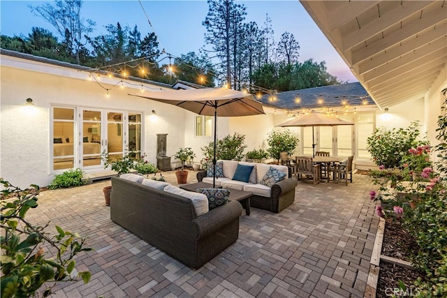 16 Roadrunner Rd, Rolling Hills, CA 90274 - view of patio / terrace featuring outdoor lounge area and outdoor dining area