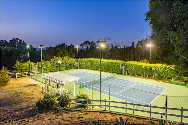 16 Roadrunner Rd, Rolling Hills, CA 90274 - view of tennis court