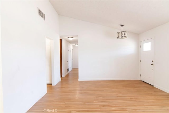 1714 Evelyn Pl, Palmdale, CA 93550 - entrance foyer with light wood finished floors and baseboards