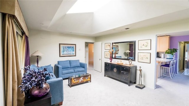3456 Veteran Ave, Los Angeles, CA 90034 - living area with light colored carpet