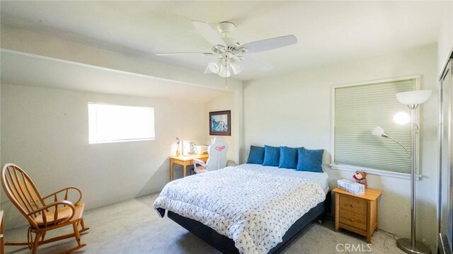 3456 Veteran Ave, Los Angeles, CA 90034 - bedroom featuring carpet flooring and a ceiling fan