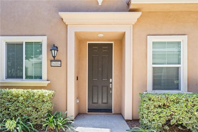 16004 Huckleberry Ave, Chino, CA 91708 - view of exterior entry featuring stucco siding