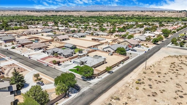 17993 Mondamon Rd, Apple Valley, CA 92307 - aerial view of residential area featuring a mountain backdrop