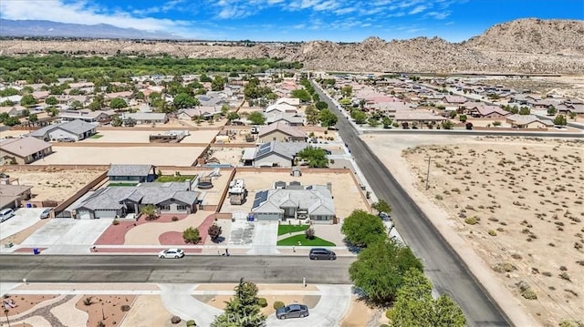 17993 Mondamon Rd, Apple Valley, CA 92307 - aerial perspective of suburban area featuring a mountain backdrop