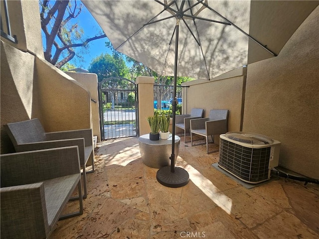 11 Emory Unit 85, Irvine, CA 92602 - view of patio with a gate