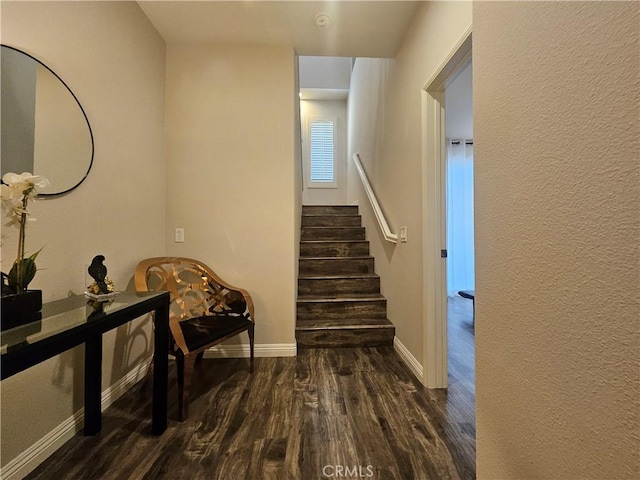 11 Emory Unit 85, Irvine, CA 92602 - stairs featuring wood finished floors and baseboards