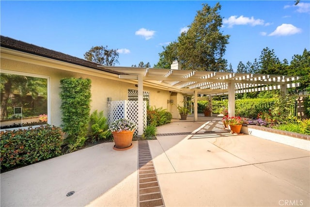 12 Creekside, Irvine, CA 92603 - view of patio featuring a pergola