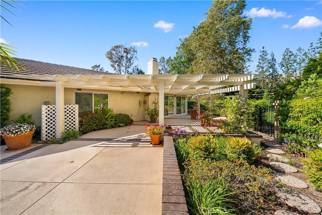 12 Creekside, Irvine, CA 92603 - view of patio / terrace with a pergola