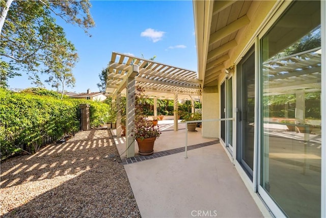 12 Creekside, Irvine, CA 92603 - view of patio / terrace featuring a pergola