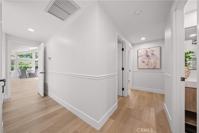 12 Creekside, Irvine, CA 92603 - corridor featuring light wood-type flooring and recessed lighting