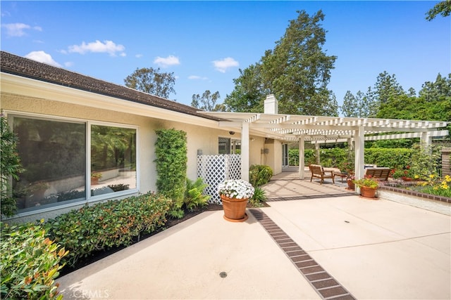 12 Creekside, Irvine, CA 92603 - view of patio / terrace with a pergola