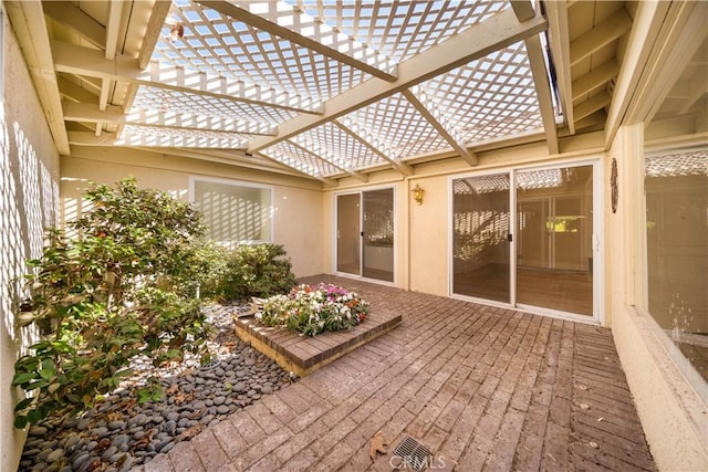 12 Creekside, Irvine, CA 92603 - view of patio / terrace featuring a pergola