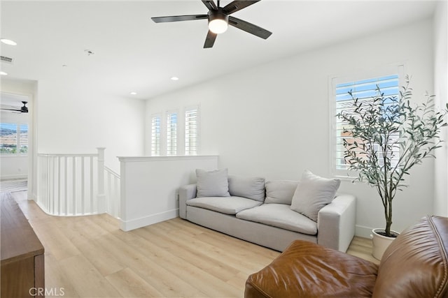 12 Rastro St, Rancho Mission Viejo, CA 92694 - living room featuring plenty of natural light, recessed lighting, and a ceiling fan
