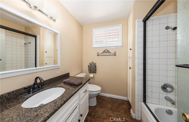 36151 Sharon Way, Yucaipa, CA 92399 - full bathroom featuring vanity and bath / shower combo with glass door
