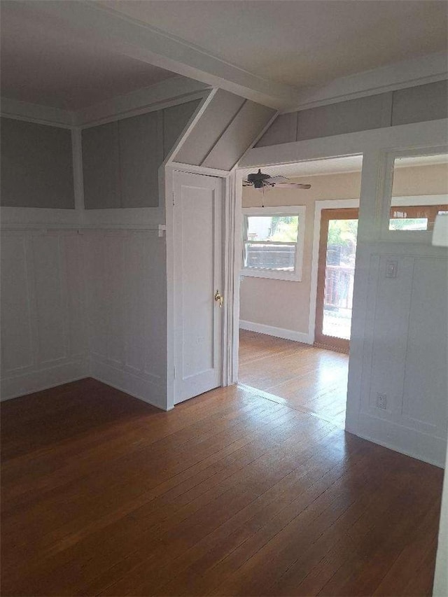 2109 N Marengo Ave, Altadena, CA 91001 - empty room featuring hardwood / wood-style flooring and a decorative wall