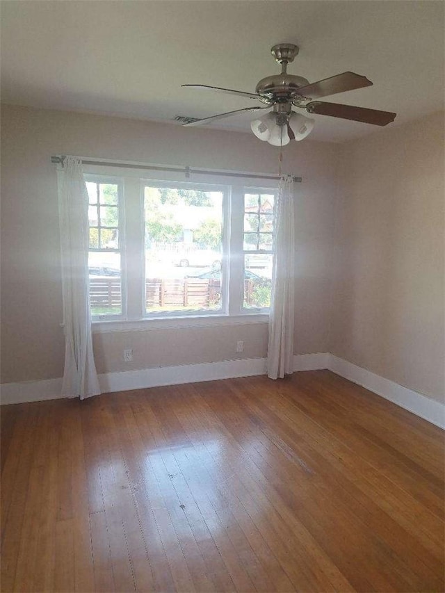 2109 N Marengo Ave, Altadena, CA 91001 - unfurnished room with a ceiling fan and wood-type flooring