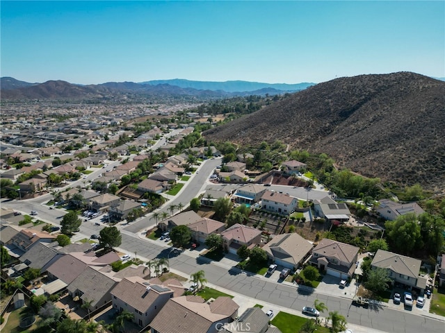 29063 Boulder Crest Way, Menifee, CA 92584 - aerial view of property's location featuring a mountainous background and nearby suburban area
