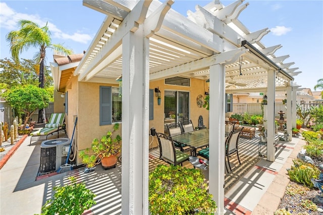 23974 Via Astuto, Murrieta, CA 92562 - view of patio / terrace with a pergola and outdoor dining space