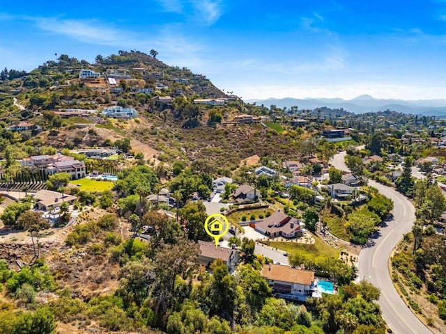 4750 Jeffer Ln, La Mesa, CA 91941 - aerial perspective of suburban area with mountains