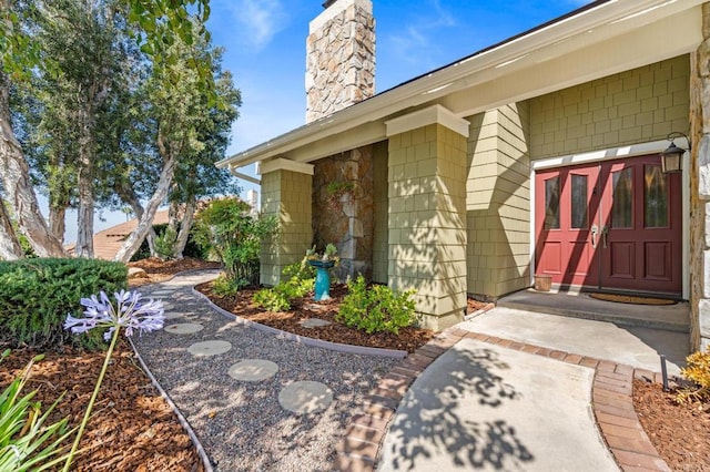 4750 Jeffer Ln, La Mesa, CA 91941 - entrance to property featuring a chimney