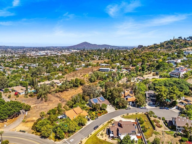 4750 Jeffer Ln, La Mesa, CA 91941 - aerial view of residential area with a mountainous background
