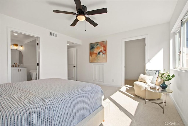 16743 Bayview Dr Unit A, Sunset Beach, CA 90742 - bedroom with carpet flooring and ceiling fan