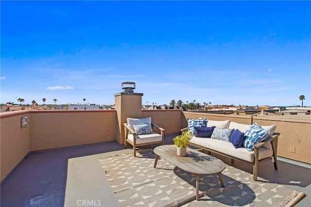 16743 Bayview Dr Unit A, Sunset Beach, CA 90742 - view of patio with an outdoor hangout area