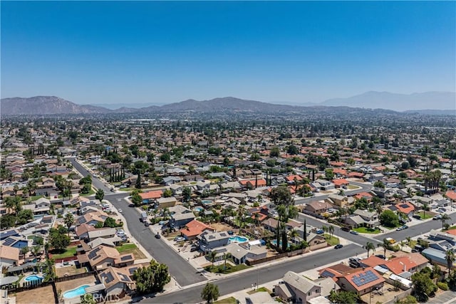 13848 Golden Eagle Ct, Moreno Valley, CA 92553 - aerial view of residential area featuring mountains