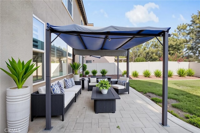 23825 Lancer Ct, Wildomar, CA 92595 - view of patio / terrace with an outdoor hangout area