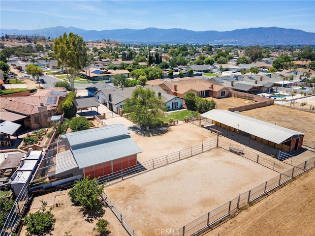 2777 Shadow Canyon Cir, Norco, CA 92860 - aerial view of residential area featuring a mountainous background