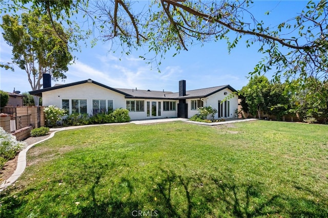2777 Shadow Canyon Cir, Norco, CA 92860 - back of property featuring a chimney and stucco siding