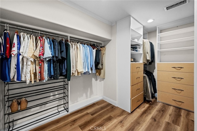 2777 Shadow Canyon Cir, Norco, CA 92860 - walk in closet with wood finished floors