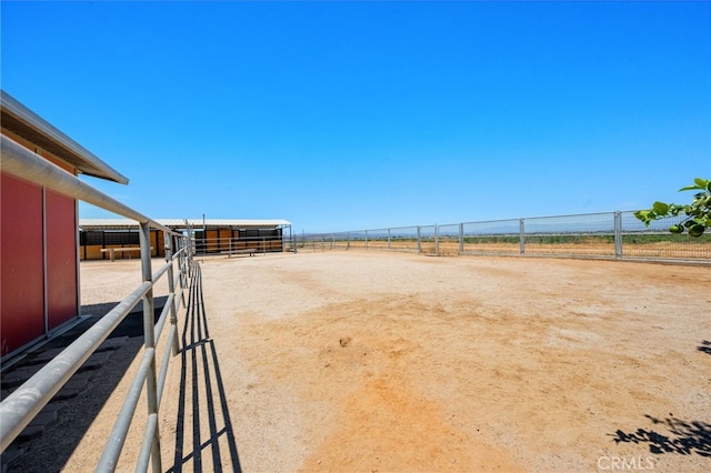 2777 Shadow Canyon Cir, Norco, CA 92860 - view of yard featuring an exterior structure, an outbuilding, and a view of countryside