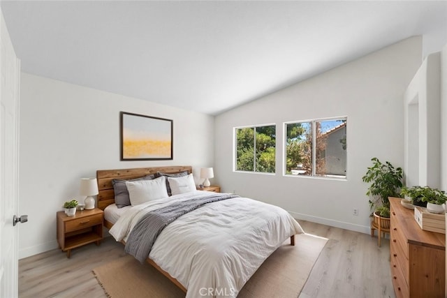 39524 Hawthorne St, Palmdale, CA 93551 - bedroom featuring lofted ceiling and light wood-style flooring
