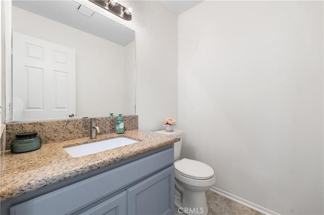 39524 Hawthorne St, Palmdale, CA 93551 - half bath featuring vanity and toilet